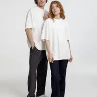 Футболка оверсайз унисекс Lavinia, белая, размер M/L Футболка оверсайз унисекс Lavinia, белая, размер M/L