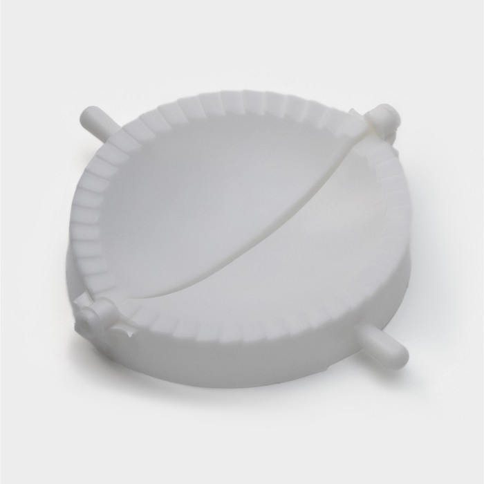 Форма для лепки вареников Доляна, d=12 см, цвет белый Форма для лепки вареников Доляна, d=12 см, цвет белый