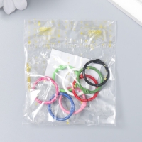 Кольцо для творчества (для фотоальбомов) "Цвет" МИКС внутр. d= 2 см внешн. d=2,4 см набор 8 шт 91494 Кольцо для творчества (для фотоальбомов) "Цвет" МИКС внутр. d= 2 см внешн. d=2,4 см набор 8 шт 91494