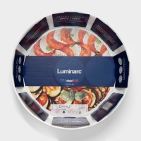 Форма для запекания Luminarc SMART CUISINE DIWALI, d=26 см, круглая, стеклокерамика, белая Форма для запекания Luminarc SMART CUISINE DIWALI, d=26 см, круглая, стеклокерамика, белая