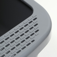 Туалет закрытый &laquo;Айша&raquo; 53 х 41 х 40 см,  серый FIX