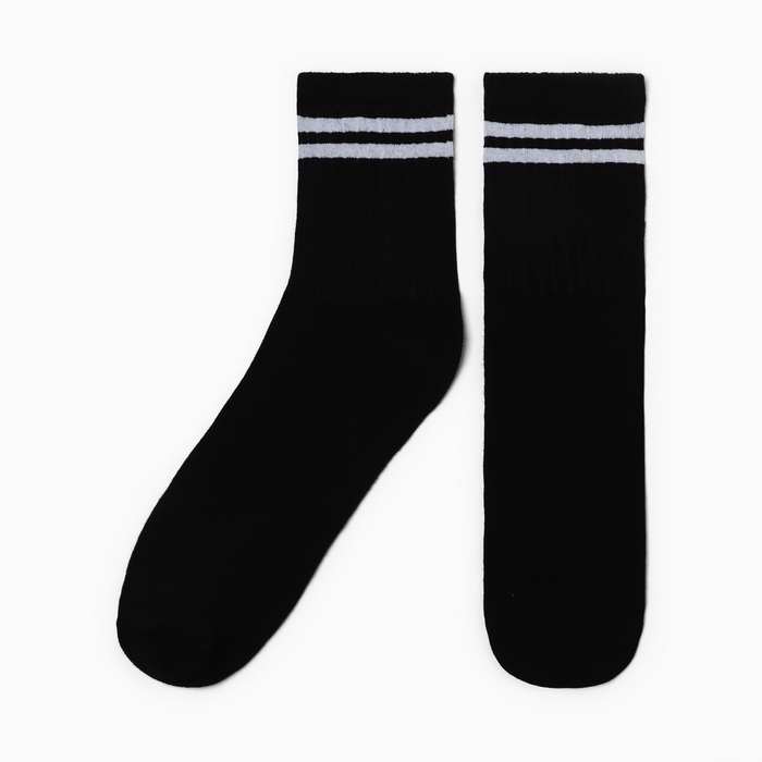 Носки мужские, цвет черный, размер 27