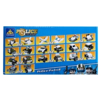 Конструктор блочный &laquo;Полицейский транспорт&raquo;, 10 видов, МИКС