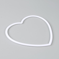 Основа для изготовления ловца снов &laquo;Сердце&raquo;, набор 5 шт., размер 1 шт. &mdash; 20 &times; 20 &times; 0,73 см