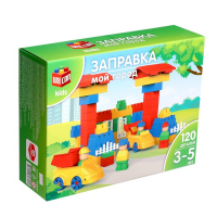 Конструктор №39 &laquo;МОЙ ГОРОД&raquo;, заправка, 120 деталей