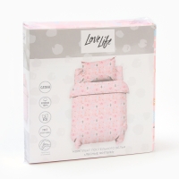 Комплект постельного белья LoveLife "Лесные жители" 112*143 см, 60*120+20 см, 40*60 см, сатин, 100% хлопок Комплект постельного белья LoveLife "Лесные жители" 112*143 см, 60*120+20 см, 40*60 см, сатин, 100% хлопок