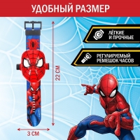 Часы проектор &laquo;Человек-паук&raquo;, свет