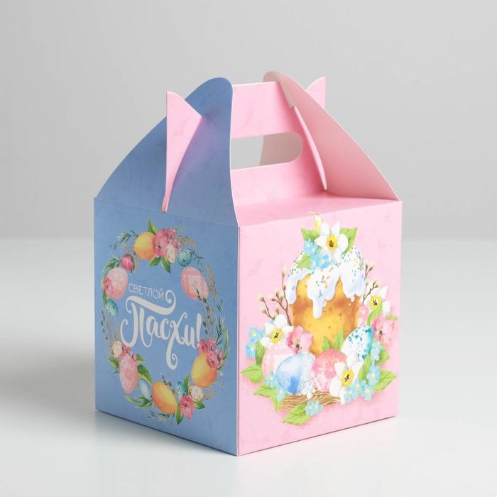 Коробка кондитерская, упаковка, &laquo;Светлой Пасхи&raquo;, 14 х 14 х 14 см 2678933