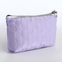 Косметичка на молнии, цвет сиреневый Косметичка на молнии, цвет сиреневый