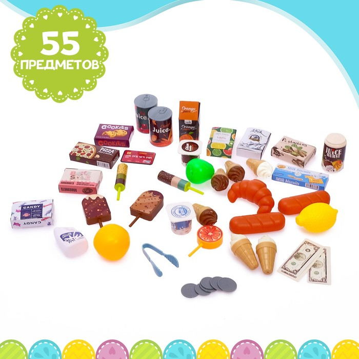 Игровой модуль &laquo;Маффин&raquo;, 55 предметов, со световым и звуковым эффектом, высота 86 см