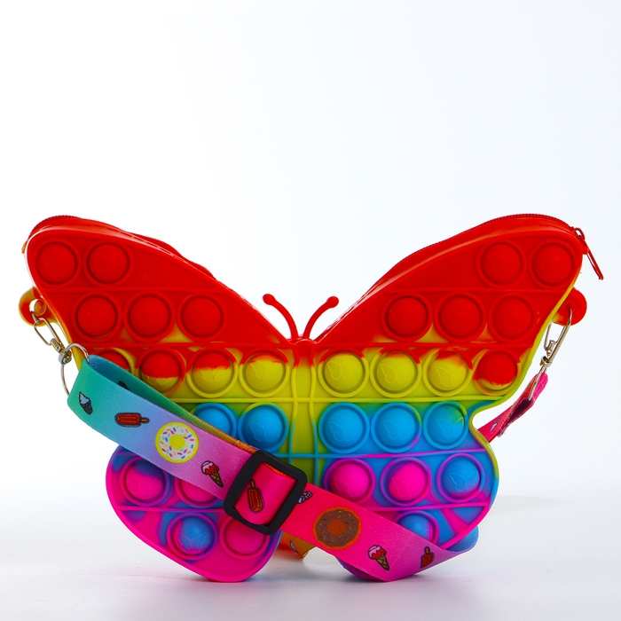 Сумка детская на молнии &laquo;Выбражулька&raquo;, цвет разноцветный