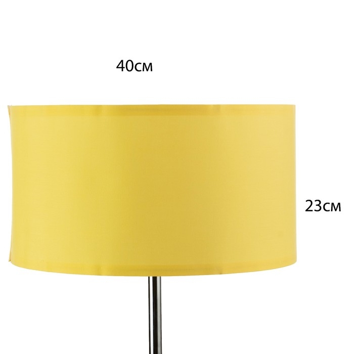 Абажур для торшера Абажур для торшера "Классика" Е27 желтый 40х40х22см