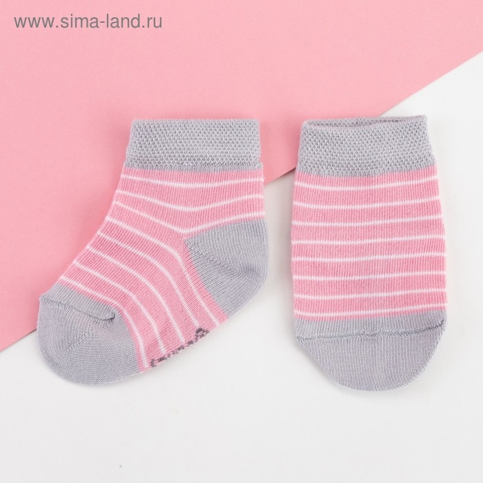 Набор носков Минни Маус, 2 пары, 8-10 см Набор носков Минни Маус, 2 пары, 8-10 см