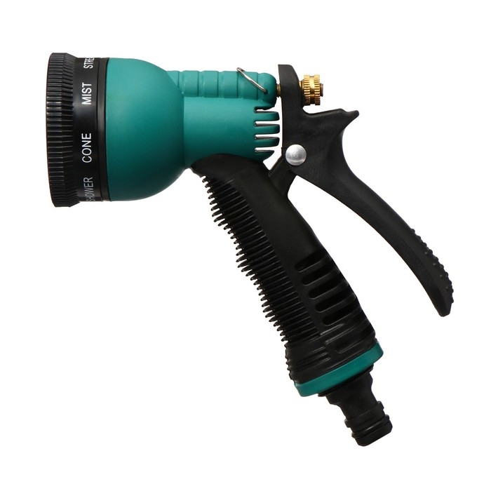Пистолет для полива, 8 режимов, быстросъёмное соединение, pр&minus;пластик, Greengo