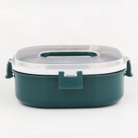 Ланч бокс с отделениями для еды, контейнер для еды "Майя", 1 л, 23 х 23 х 8 см