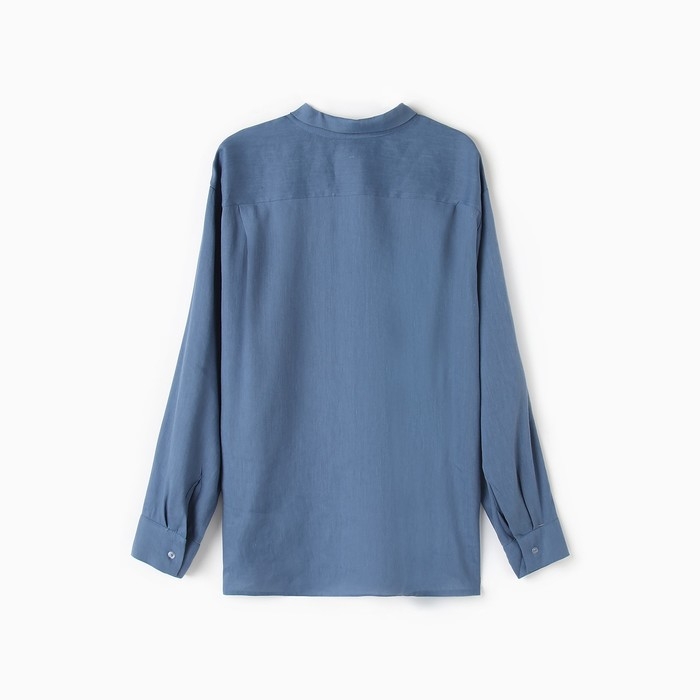 Рубашка мужская с длинным рукавом MIST р.50, синий Рубашка мужская с длинным рукавом MIST р.50, синий