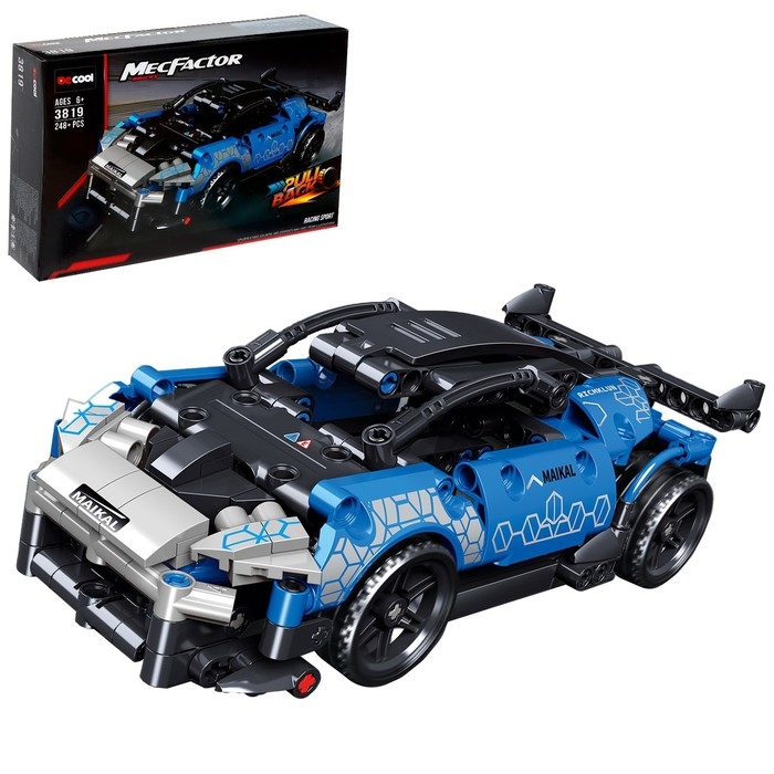 Конструктор инерционный «Наскар», 248 деталей Конструктор инерционный «Наскар», 248 деталей