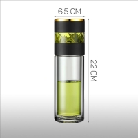 Термос-заварник, 420 мл, с термометром, сохраняет тепло до 12 ч, черный