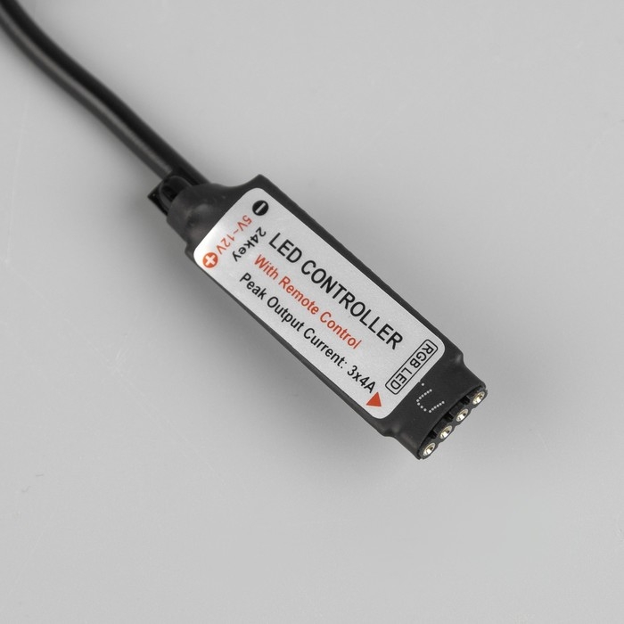 Комплект светодиодной ленты Luazon Lighting 5 м, IP65, SMD5050, 30 LED/м, USB, пульт ДУ, RGB Комплект светодиодной ленты Luazon Lighting 5 м, IP65, SMD5050, 30 LED/м, USB, пульт ДУ, RGB