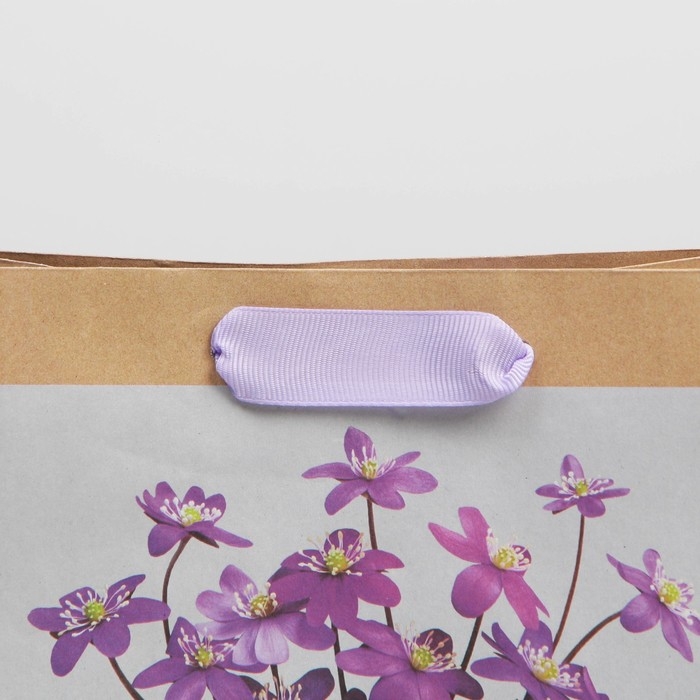 Пакет подарочный крафтовый вертикальный, упаковка, &laquo;Букет для тебя&raquo;, MS 18 х 23 х 8 см