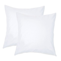 Набор наволочек Атра 70х70см 2шт, цвет белый, поплин 110г/м&sup2; 100% хлопок