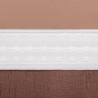 Штора портьерная Этель &laquo;Классика&raquo; цвет коричневый, на шторн.ленте 145х265 см,100% п/э