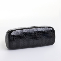 Футляр для очков на хлопушке, длина 15 см, цвет чёрный