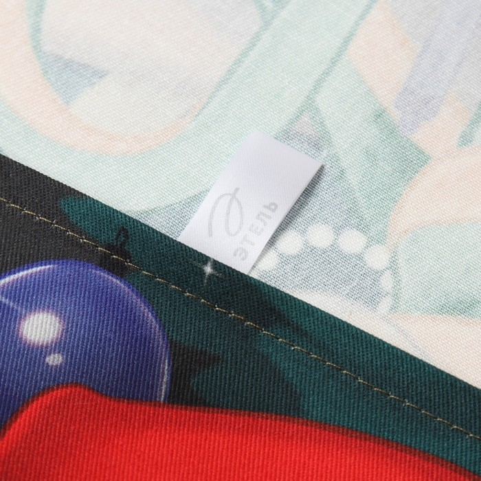 Новый год. Символ года. Змея. Кухонное полотенце Этель "Исполняю желания" 40х70 см, 100% хл, саржа 190 г/м2