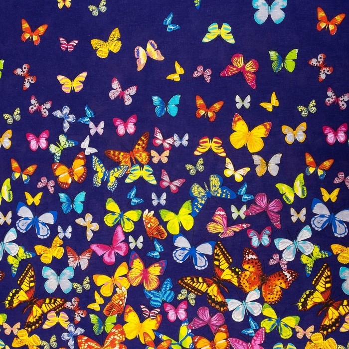 Постельное бельё 1,5 сп. &laquo;Василиса&raquo; Вихрь бабочек 145х215 см, 150х214 см, 70х70 см - 2 шт.