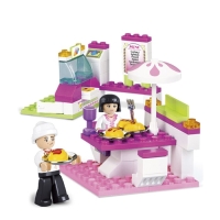 Конструктор &laquo;Розовая мечта: мобильный ресторан&raquo;, 102 детали