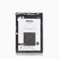 Покрывало "Этель" 1,5 сп Звёздное небо, 145*210 см, 100% хлопок, рогожка