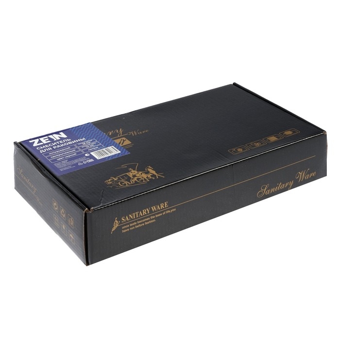 Смеситель для раковины ZEIN Z3878, однорычажный, интерьерный, высота 18 см, латунь, черный Смеситель для раковины ZEIN Z3878, однорычажный, интерьерный, высота 18 см, латунь, черный