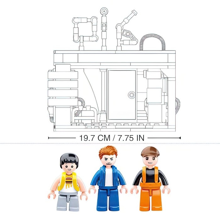 Конструктор Город &laquo;Заправка&raquo;, 322 детали