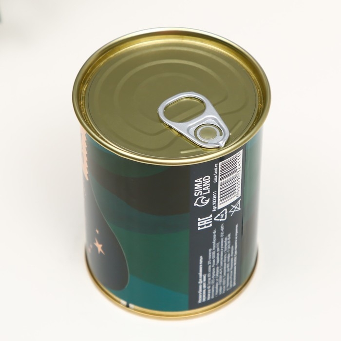 Носки в банке "Для любимого папы" (внутри носки мужские, цвет чёрный)