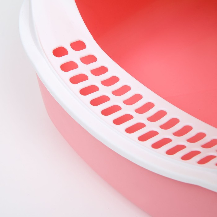 Туалет-домик 43 х 32 х 28 см, бело-розовый Туалет-домик 43 х 32 х 28 см, бело-розовый