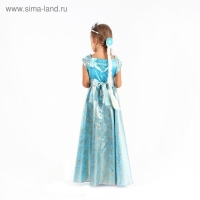 Карнавальный костюм &laquo;Элла&raquo;, платье, плащ, диадема, жезл, коса, р. 36, рост 140 см