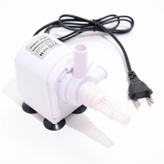 Помпа аквариумная JINGYE JY-1700, 1500 л/ч, 20 Вт, высота подъема воды 1,5 м Помпа аквариумная JINGYE JY-1700, 1500 л/ч, 20 Вт, высота подъема воды 1,5 м