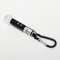 Лазерная указка, с карабином, 2 LED, 4 режима, 8.5 х 2 см, черная Лазерная указка, с карабином, 2 LED, 4 режима, 8.5 х 2 см, черная