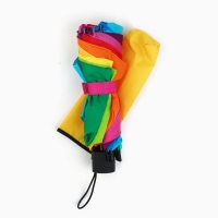 Зонт женский радужный &laquo;Время дождя и чудес&raquo;, 10 спиц.