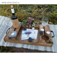 Поднос для вина &laquo;Выдержка&raquo;, 53,5&times;31&times;8,5 см