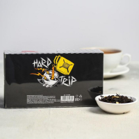 Подарочный набор &laquo;Огонь&raquo;, чай чёрный с цедрой лимона 25 г., фляга