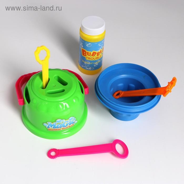 Мыльные пузыри &laquo;Ведёрко и 3 ключика&raquo; 16,5х15х12 см
