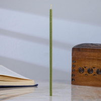 Свеча магическая медовая с крапивой и малиной для снятия порчи &laquo;Веда-(Night)&raquo;, 12 штук