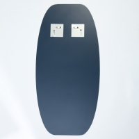 Зеркало «Волна», однослойное, настенное, 91×45 см Зеркало «Волна», однослойное, настенное, 91×45 см