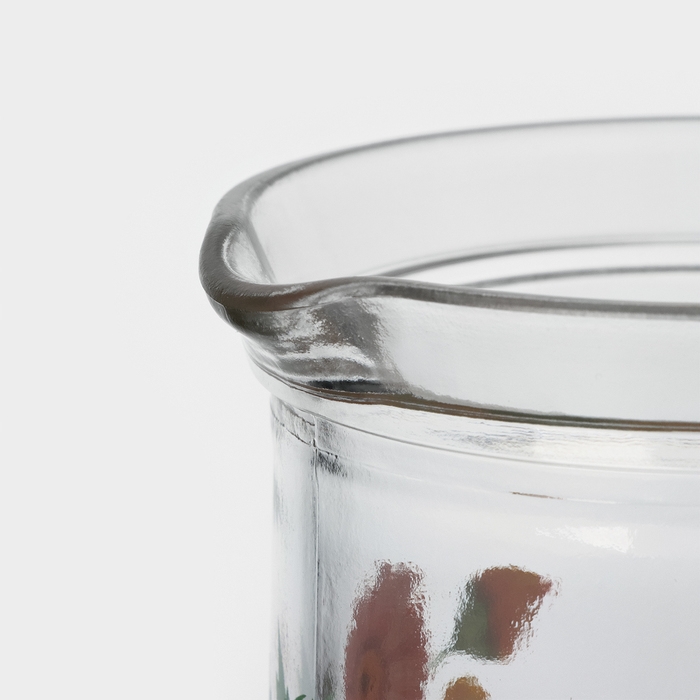 Набор питьевой &laquo;Букеты&raquo;, стеклянный, кувшин 1,7 л + 6 стаканов 230 мл, МИКС