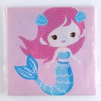 Аппликация помпошками &laquo;Русалочка&raquo;, размер &mdash; 30 &times; 30 см, клей 30 мл