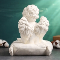 Фигура "Ангел на подушке" 23х22х26см, перламутр Фигура "Ангел на подушке" 23х22х26см, перламутр