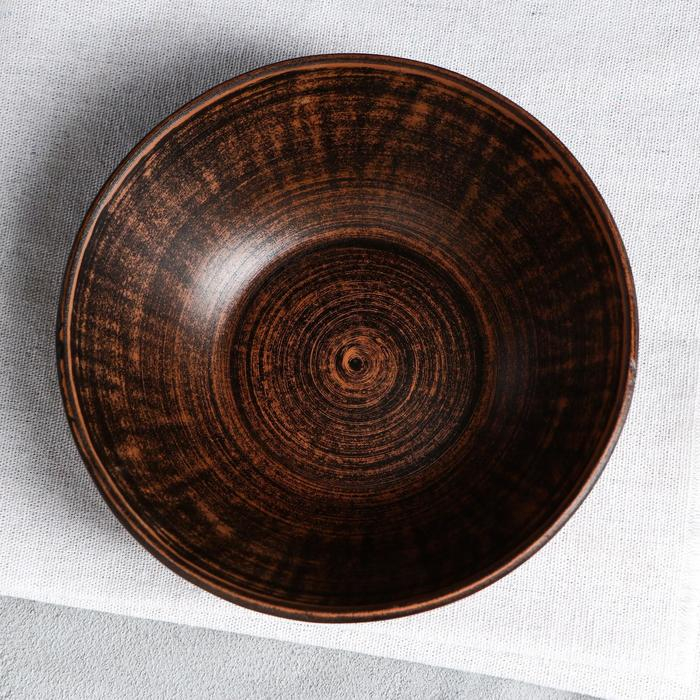 Салатник «Лира», гладкая, красная глина, 500 мл Салатник «Лира», гладкая, красная глина, 500 мл