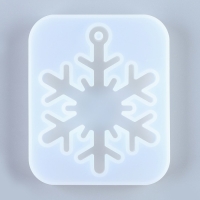 Форма силиконовая универсальная, подвеска &laquo;Снежинка&raquo;