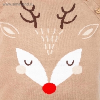 Комбинезон вязаный Крошка Я "X-mas" рост 62-68 см Комбинезон вязаный Крошка Я "X-mas" рост 62-68 см